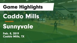 Caddo Mills  vs Sunnyvale  Game Highlights - Feb. 8, 2019