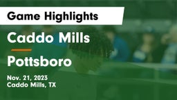 Caddo Mills  vs Pottsboro  Game Highlights - Nov. 21, 2023