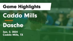 Caddo Mills  vs Dasche Game Highlights - Jan. 2, 2024