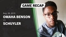 Recap: Omaha Benson  vs. Schuyler 2015