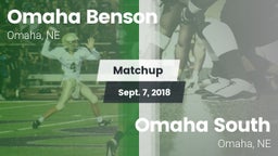 Matchup: Omaha Benson vs. Omaha South  2018