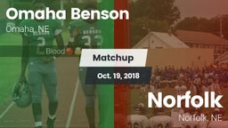 Matchup: Omaha Benson vs. Norfolk  2018