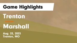 Trenton  vs Marshall  Game Highlights - Aug. 23, 2023