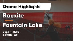 Bauxite  vs Fountain Lake  Game Highlights - Sept. 1, 2022