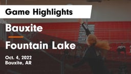 Bauxite  vs Fountain Lake  Game Highlights - Oct. 4, 2022