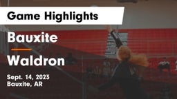 Bauxite  vs Waldron  Game Highlights - Sept. 14, 2023