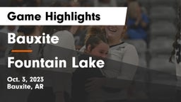 Bauxite  vs Fountain Lake  Game Highlights - Oct. 3, 2023