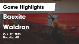 Bauxite  vs Waldron  Game Highlights - Oct. 17, 2023