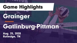 Grainger  vs Gatlinburg-Pittman  Game Highlights - Aug. 25, 2020