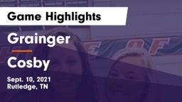 Grainger  vs Cosby Game Highlights - Sept. 10, 2021
