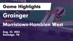 Grainger  vs Morristown-Hamblen West  Game Highlights - Aug. 22, 2022