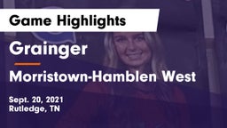 Grainger  vs Morristown-Hamblen West  Game Highlights - Sept. 20, 2021