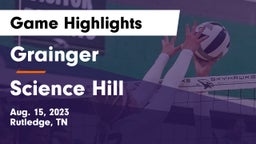 Grainger  vs Science Hill  Game Highlights - Aug. 15, 2023
