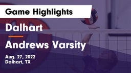 Dalhart  vs Andrews Varsity  Game Highlights - Aug. 27, 2022