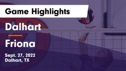 Dalhart  vs Friona  Game Highlights - Sept. 27, 2022
