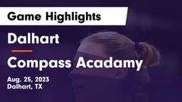 Dalhart  vs Compass Acadamy Game Highlights - Aug. 25, 2023