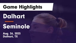 Dalhart  vs Seminole  Game Highlights - Aug. 26, 2023