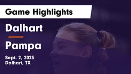 Dalhart  vs Pampa  Game Highlights - Sept. 2, 2023