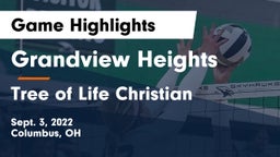 Grandview Heights  vs Tree of Life Christian Game Highlights - Sept. 3, 2022