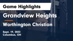 Grandview Heights  vs Worthington Christian  Game Highlights - Sept. 19, 2022