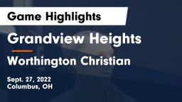 Grandview Heights  vs Worthington Christian  Game Highlights - Sept. 27, 2022