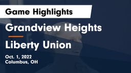 Grandview Heights  vs Liberty Union  Game Highlights - Oct. 1, 2022