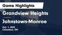 Grandview Heights  vs Johnstown-Monroe  Game Highlights - Oct. 1, 2022