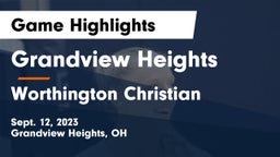 Grandview Heights  vs Worthington Christian  Game Highlights - Sept. 12, 2023