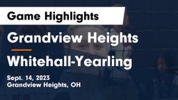 Grandview Heights  vs Whitehall-Yearling  Game Highlights - Sept. 14, 2023