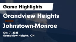 Grandview Heights  vs Johnstown-Monroe  Game Highlights - Oct. 7, 2023