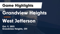 Grandview Heights  vs West Jefferson  Game Highlights - Oct. 9, 2023