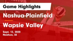 Nashua-Plainfield  vs Wapsie Valley Game Highlights - Sept. 12, 2020