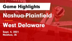 Nashua-Plainfield  vs West Delaware Game Highlights - Sept. 4, 2021