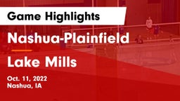 Nashua-Plainfield  vs Lake Mills  Game Highlights - Oct. 11, 2022