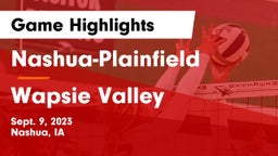 Nashua-Plainfield  vs Wapsie Valley  Game Highlights - Sept. 9, 2023