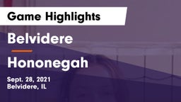 Belvidere  vs Hononegah  Game Highlights - Sept. 28, 2021