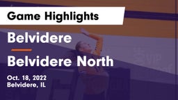 Belvidere  vs Belvidere North  Game Highlights - Oct. 18, 2022
