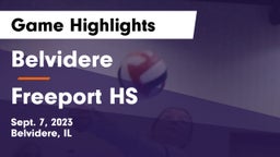 Belvidere  vs Freeport HS Game Highlights - Sept. 7, 2023