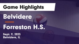 Belvidere  vs Forreston H.S. Game Highlights - Sept. 9, 2023