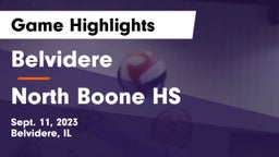 Belvidere  vs North Boone HS Game Highlights - Sept. 11, 2023