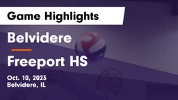 Belvidere  vs Freeport HS Game Highlights - Oct. 10, 2023