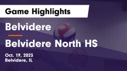 Belvidere  vs Belvidere North HS Game Highlights - Oct. 19, 2023