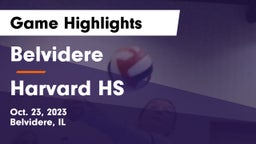Belvidere  vs Harvard HS Game Highlights - Oct. 23, 2023