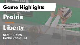 Prairie  vs Liberty Game Highlights - Sept. 10, 2022