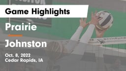 Prairie  vs Johnston  Game Highlights - Oct. 8, 2022