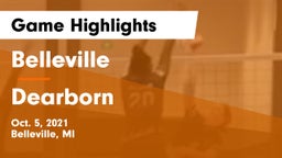 Belleville  vs Dearborn  Game Highlights - Oct. 5, 2021