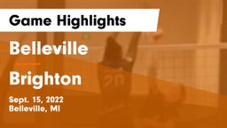 Belleville  vs Brighton  Game Highlights - Sept. 15, 2022