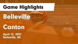 Belleville  vs Canton  Game Highlights - April 13, 2022