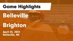 Belleville  vs Brighton  Game Highlights - April 25, 2022