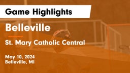 Belleville  vs St. Mary Catholic Central  Game Highlights - May 10, 2024